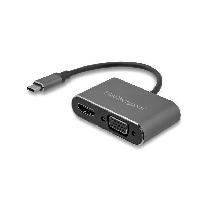 StarTech.com CDP2HDVGA USB grafiikka-adapteri 3840 x 2160 pikseliä Musta