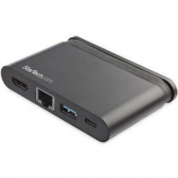 StarTech.com DKT30CHCPD kannettavien tietokoneiden telakka ja porttitoistin Langallinen USB 3.2 Gen 1 (3.1 Gen 1) Type-C Musta