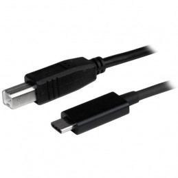 StarTech.com USB2CB1M USB-kaapeli 1 m USB 2.0 USB C USB B Musta