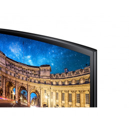 Samsung C27F390 68,6 cm (27") 1920 x 1080 pikseliä Full HD LED Musta