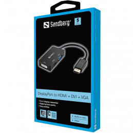 Sandberg Adapter DPHDMI+DVI+VGA