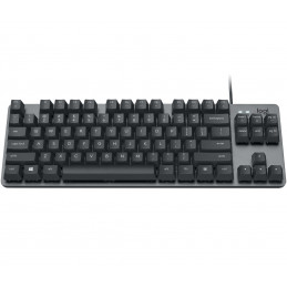 Logitech K835 TKL Mechanical Keyboard näppäimistö USB Pohjoismainen Grafiitti, Harmaa