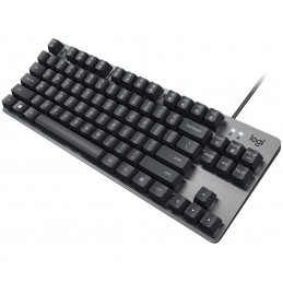 Logitech K835 TKL Mechanical Keyboard näppäimistö USB Pohjoismainen Grafiitti, Harmaa