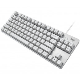 Logitech K835 TKL Mechanical Keyboard näppäimistö USB Pohjoismainen Valkoinen, Hopea