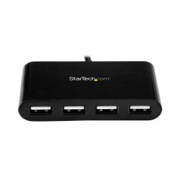 StarTech.com ST4200MINIC keskitin USB 2.0 Type-C 480 Mbit s Musta
