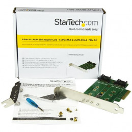 StarTech.com PEXM2SAT32N1 liitäntäkortti -sovitin Sisäinen M.2, SATA