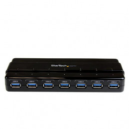 StarTech.com ST7300USB3B keskitin USB 3.2 Gen 1 (3.1 Gen 1) Type-B 5000 Mbit s Musta