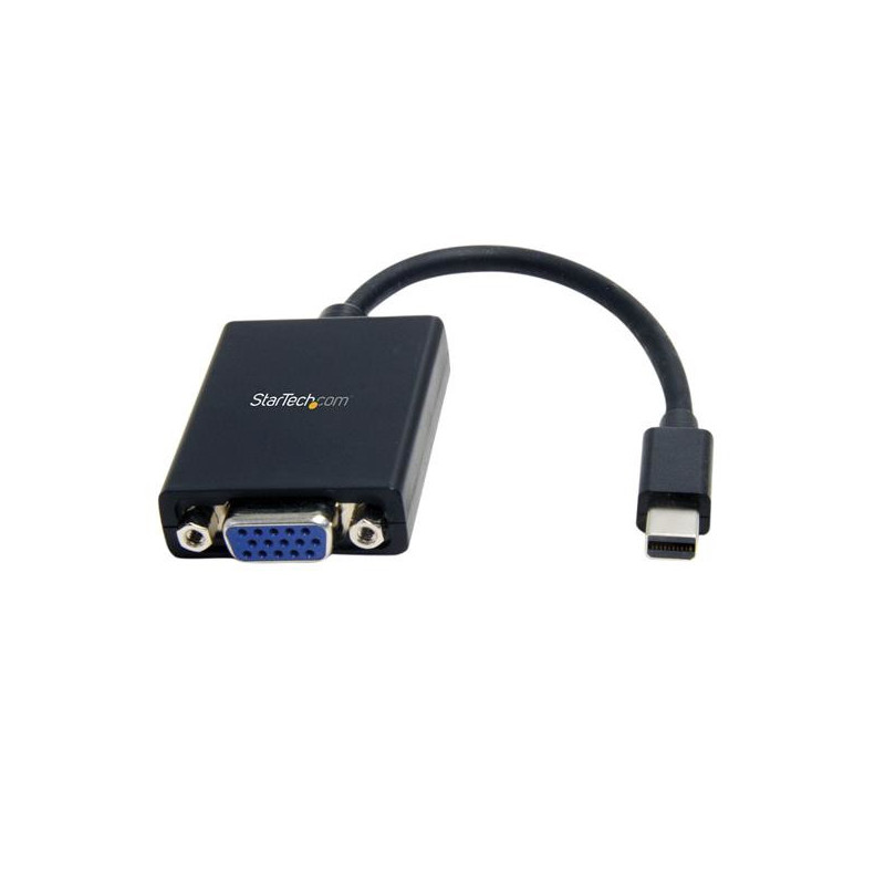 StarTech.com MDP2VGA videokaapeli-adapteri 0,13 m Mini DisplayPort VGA (D-Sub) Musta