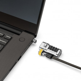 Kensington ClickSafe Universal Combination Laptop Lock kaapelilukko Musta, Metallinen 1,8 m