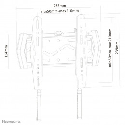 Neomounts by Newstar LED-W120 TV-kiinnike 101,6 cm (40") Musta
