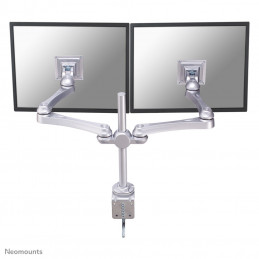 Neomounts by Newstar FPMA-D930D monitorin kiinnike ja jalusta 76,2 cm (30") Puristin Hopea