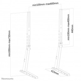 Neomounts by Newstar FPMA-D1240 177,8 cm (70") Musta