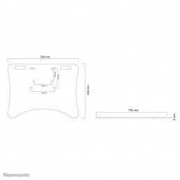 Neomounts by Newstar PLASMA-M2500FPLATE monitorikiinnikkeen lisävaruste