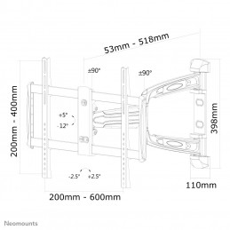 Neomounts by Newstar LED-W700 152,4 cm (60") Hopea