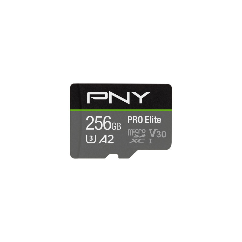 PNY P-SDU256V32100PRO-GE muistikortti 256 GB MicroSDXC UHS-I Luokka 10
