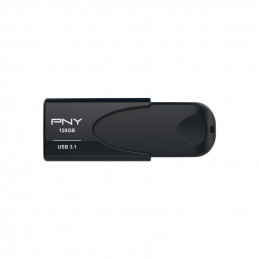 PNY Attache 4 USB-muisti 128 GB USB A-tyyppi 3.2 Gen 1 (3.1 Gen 1) Musta