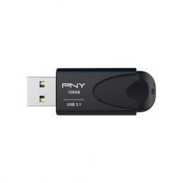PNY Attache 4 USB-muisti 128 GB USB A-tyyppi 3.2 Gen 1 (3.1 Gen 1) Musta