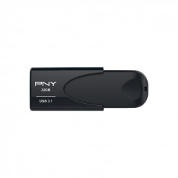 PNY Attache 4 USB-muisti 32 GB USB A-tyyppi 3.2 Gen 1 (3.1 Gen 1) Musta