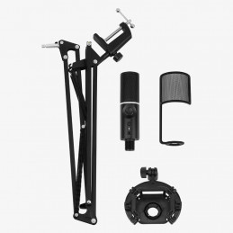 Streamplify MIC ARM Musta Studiomikrofoni