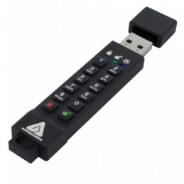 Apricorn Aegis Secure Key 3z USB-muisti 128 GB USB A-tyyppi 3.2 Gen 1 (3.1 Gen 1) Musta