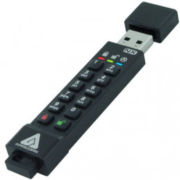 Apricorn ASK3-NX USB-muisti 128 GB USB A-tyyppi 3.2 Gen 1 (3.1 Gen 1) Musta