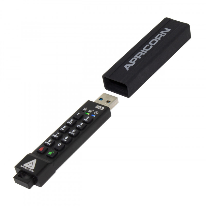 Apricorn ASK3 USB-muisti 32 GB USB A-tyyppi 3.2 Gen 1 (3.1 Gen 1) Musta