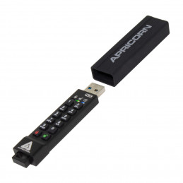 Apricorn Aegis Secure Key 3NX USB-muisti 16 GB USB A-tyyppi 3.2 Gen 1 (3.1 Gen 1) Musta