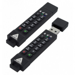 Apricorn 32GB Aegis Secure Key 3z USB-muisti USB A-tyyppi 3.2 Gen 1 (3.1 Gen 1) Musta