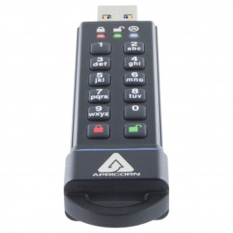 Apricorn Aegis Secure Key 3.0 USB-muisti 480 GB USB A-tyyppi 3.2 Gen 1 (3.1 Gen 1) Musta