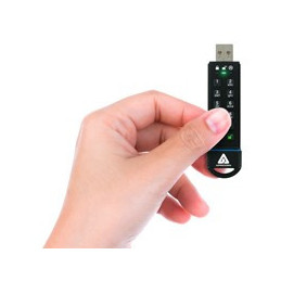 Apricorn Aegis Secure Key 3.0 USB-muisti 30 GB USB A-tyyppi 3.2 Gen 1 (3.1 Gen 1) Musta