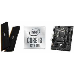 Intel Core i3-10100F + MSI B560M PRO + 2x8GB 3200Mhz DDR4