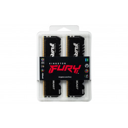 Kingston Technology FURY Beast RGB muistimoduuli 16 GB 2 x 8 GB DDR4 3600 MHz