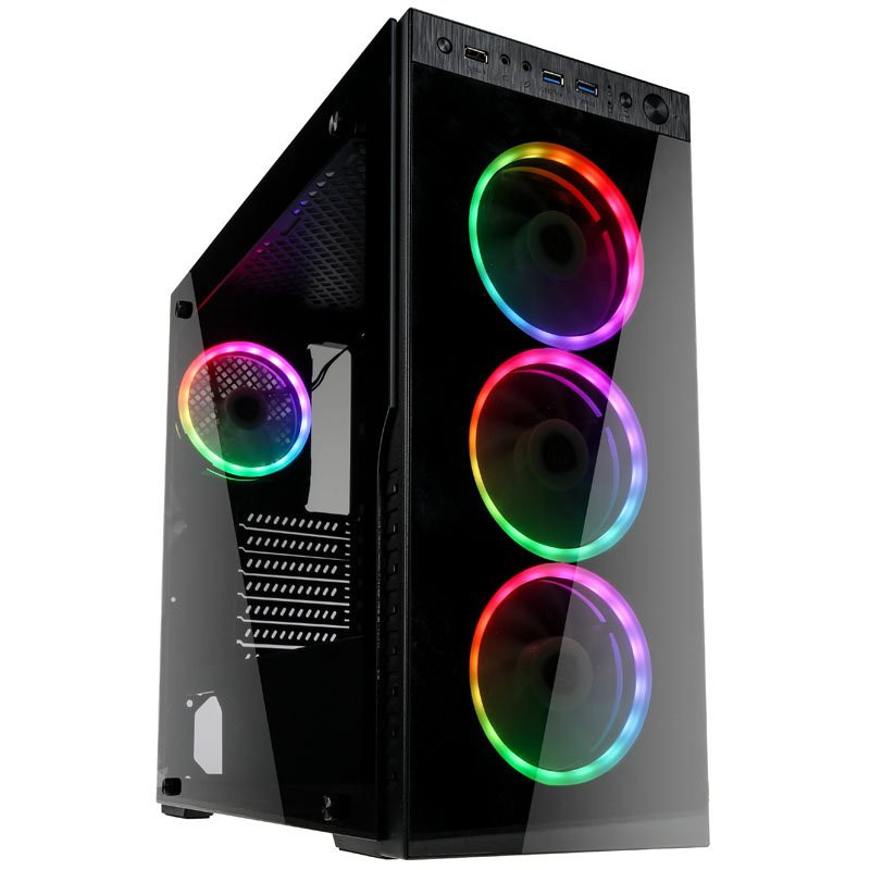 Kolink Horizon Cubierta para PC Midi Tower Musta