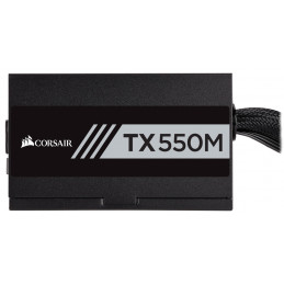 Corsair TX550M virtalähdeyksikkö 550 W 20+4 pin ATX ATX Musta