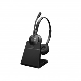 Jabra Engage 55 Kuulokkeet Langaton Pääpanta Toimisto puhelukeskus Bluetooth Latausteline Musta
