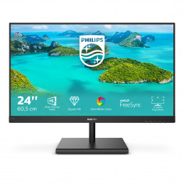 Philips E Line 245E1S 00 LED display 60,5 cm (23.8") 2560 x 1440 pikseliä 2K Ultra HD LCD Musta