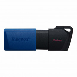 Kingston Technology DataTraveler Exodia M USB-muisti 64 GB USB A-tyyppi 3.2 Gen 1 (3.1 Gen 1) Musta, Sininen