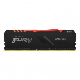 Kingston Technology FURY Beast RGB muistimoduuli 8 GB 1 x 8 GB DDR4 3600 MHz