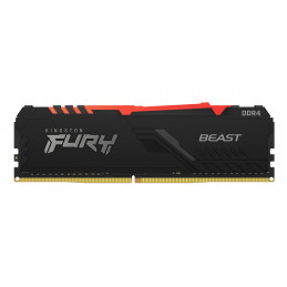 Kingston Technology FURY Beast RGB muistimoduuli 8 GB 1 x 8 GB DDR4 3600 MHz
