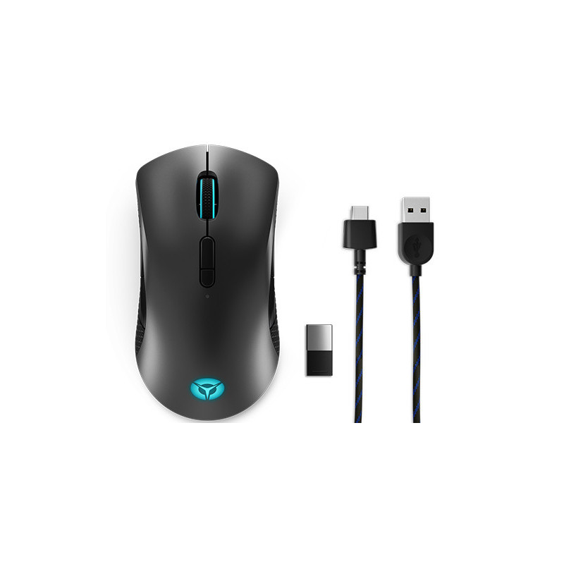 Lenovo Legion M600 Wireless Gaming hiiri Molempikätinen RF Wireless + Bluetooth + USB Type-A Optinen 16000 DPI