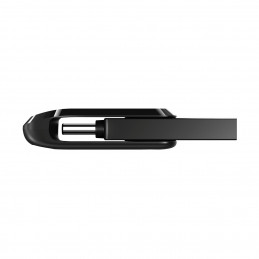 SanDisk Ultra Dual Drive USB-muisti 128 GB USB Type-A   USB Type-C 3.2 Gen 1 (3.1 Gen 1) Musta, Hopea