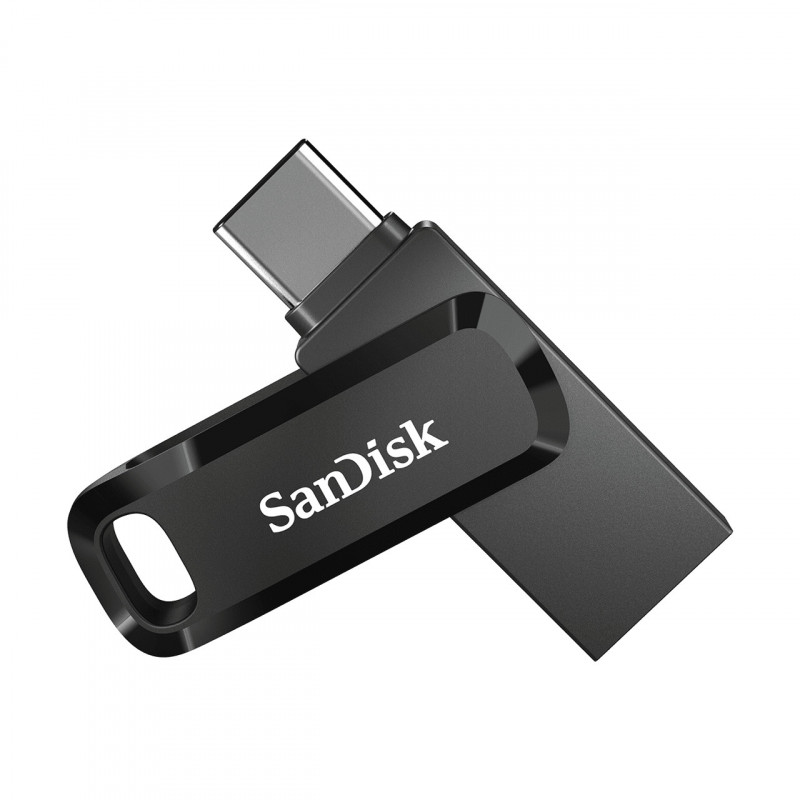 SanDisk Ultra Dual Drive Go USB-muisti 64 GB USB Type-A   USB Type-C 3.2 Gen 1 (3.1 Gen 1) Musta