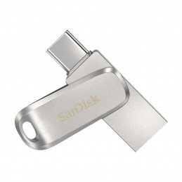 SanDisk Ultra Dual Drive Luxe USB-muisti 1000 GB USB Type-A   USB Type-C 3.2 Gen 1 (3.1 Gen 1) Ruostumaton teräs