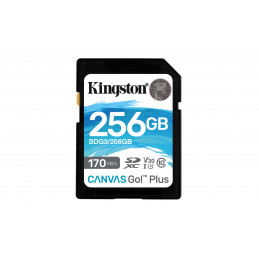 Kingston Technology Canvas Go! Plus 256 GB SD UHS-I Luokka 10