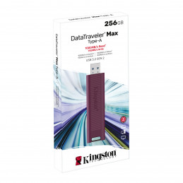 Kingston Technology DataTraveler Max USB-muisti 256 GB USB A-tyyppi 3.2 Gen 2 (3.1 Gen 2) Punainen