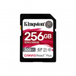 Kingston Technology Canvas React Plus 256 GB SD UHS-II Luokka 10