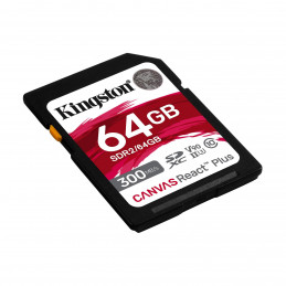 Kingston Technology Canvas React Plus 64 GB SD UHS-II Luokka 10