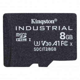 Kingston Technology Industrial 8 GB MicroSDHC UHS-I Luokka 10