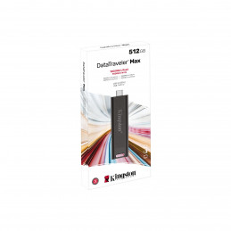 Kingston Technology DataTraveler Max USB-muisti 512 GB USB Type-C Musta