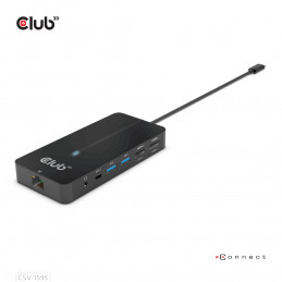 CLUB3D CSV-1595 keskitin USB 3.2 Gen 1 (3.1 Gen 1) Type-C